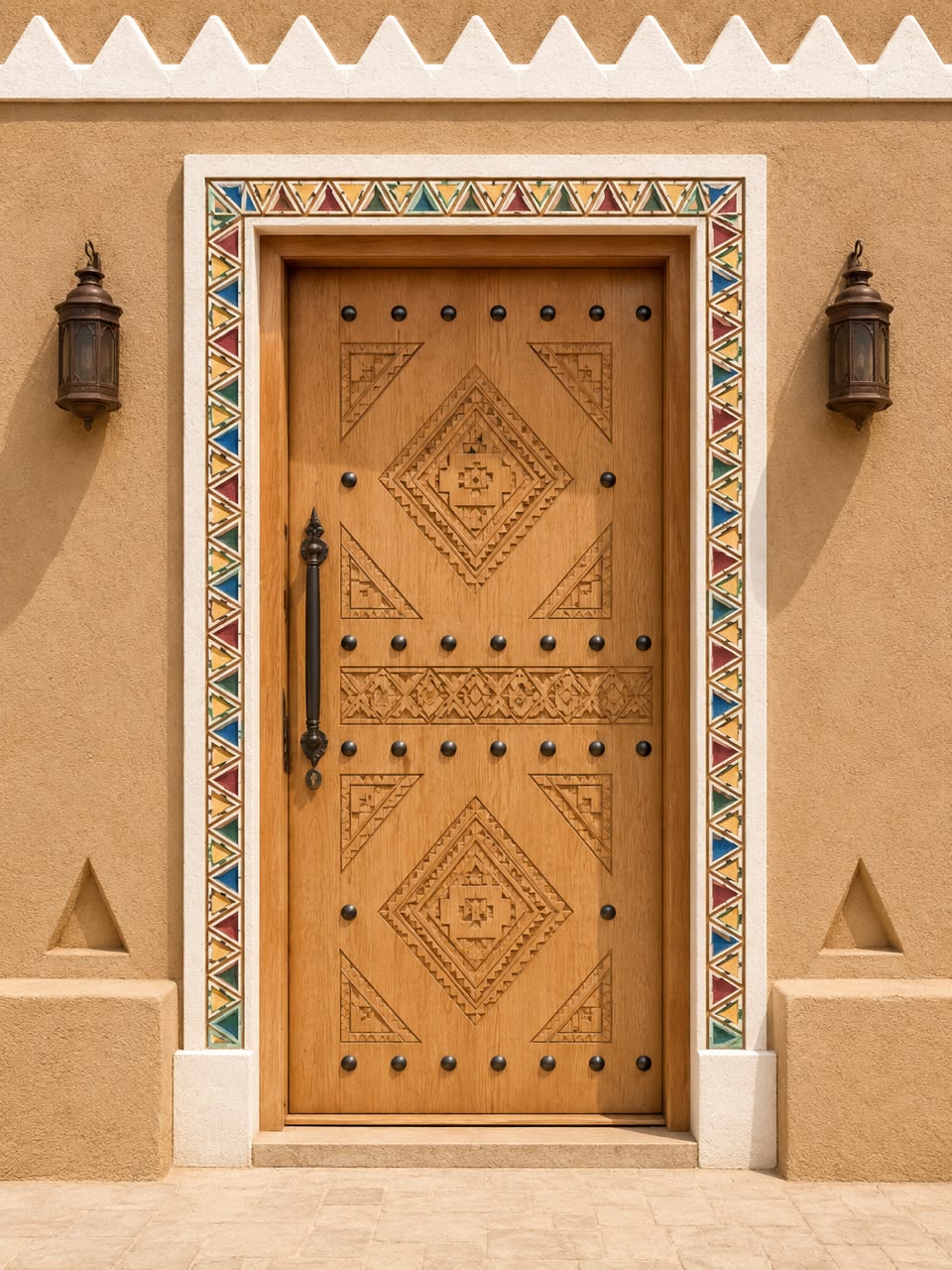 تصاميم أبواب WPC في الرياض للحمامات والمطابخ