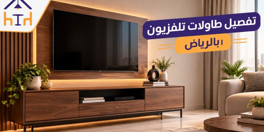 تفصيل طاولات تلفزيون بالرياض